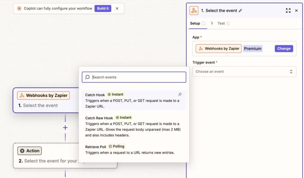 wbhooks by zapier