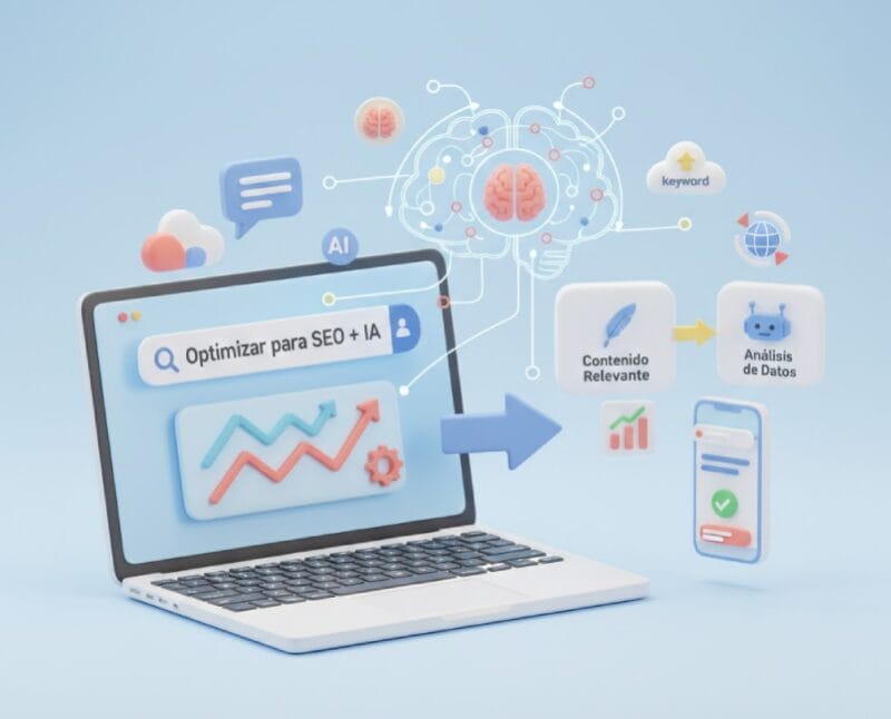 C&oacute;mo optimizar para SEO + IA sin tecnicismos